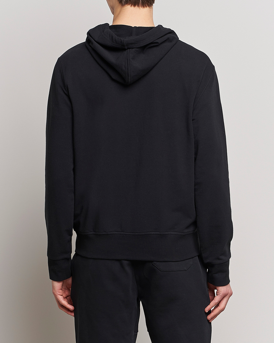 Herre | Trøjer | Polo Ralph Lauren | Cotton Jersey Long Sleeve Hoodie Polo Black