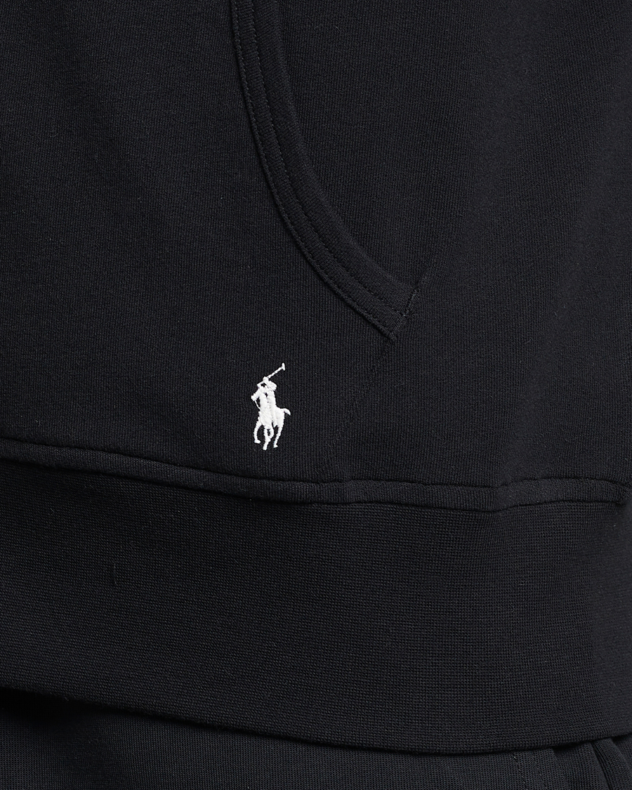 Herre | Trøjer | Polo Ralph Lauren | Cotton Jersey Long Sleeve Hoodie Polo Black