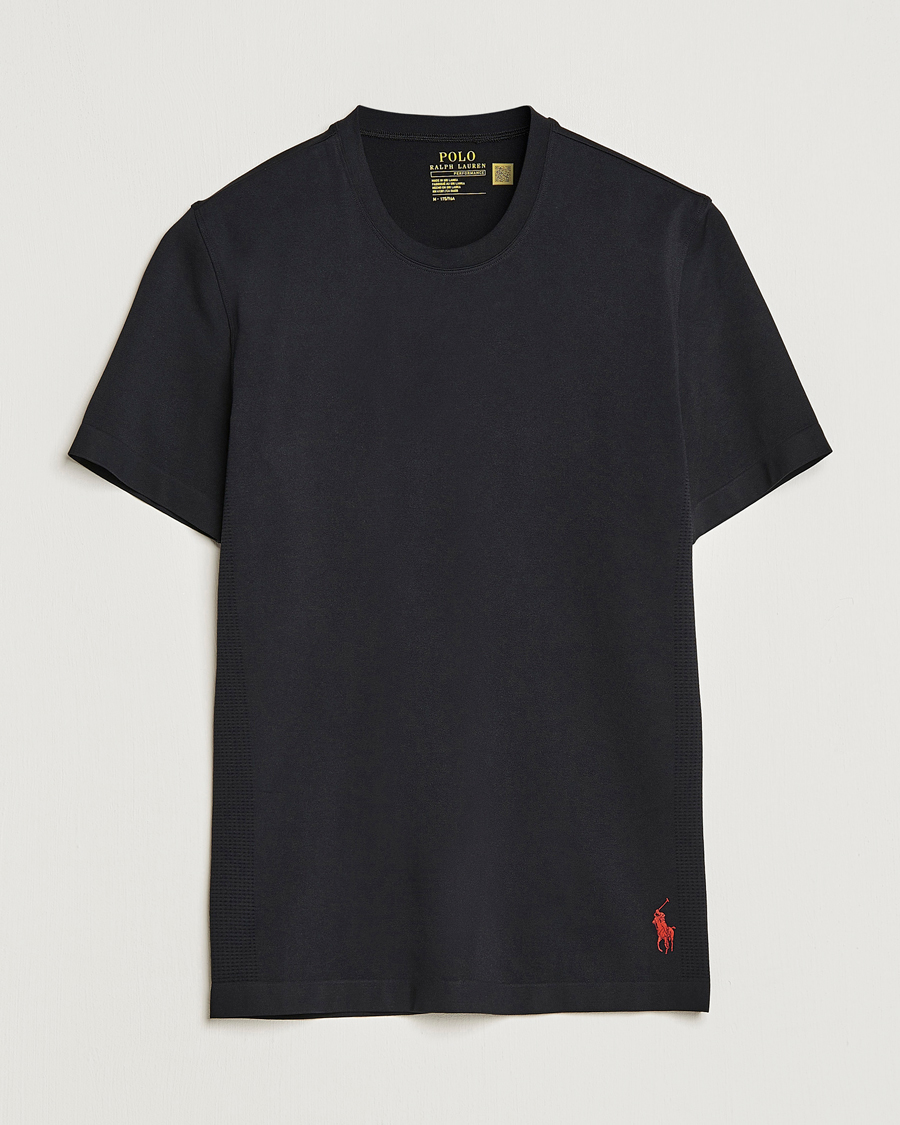 Herre | T-Shirts | Polo Ralph Lauren | Active Crew Neck Tee Polo Black