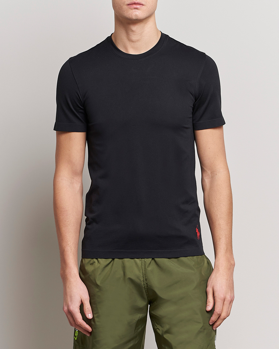 Herre | T-Shirts | Polo Ralph Lauren | Active Crew Neck Tee Polo Black