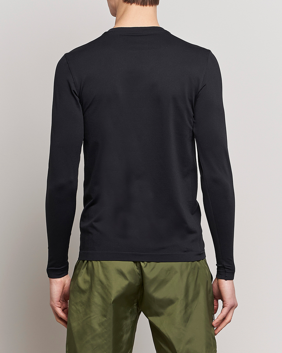 Herre | T-Shirts | Polo Ralph Lauren | Performance Seamless Long Sleeve Tee Polo Black