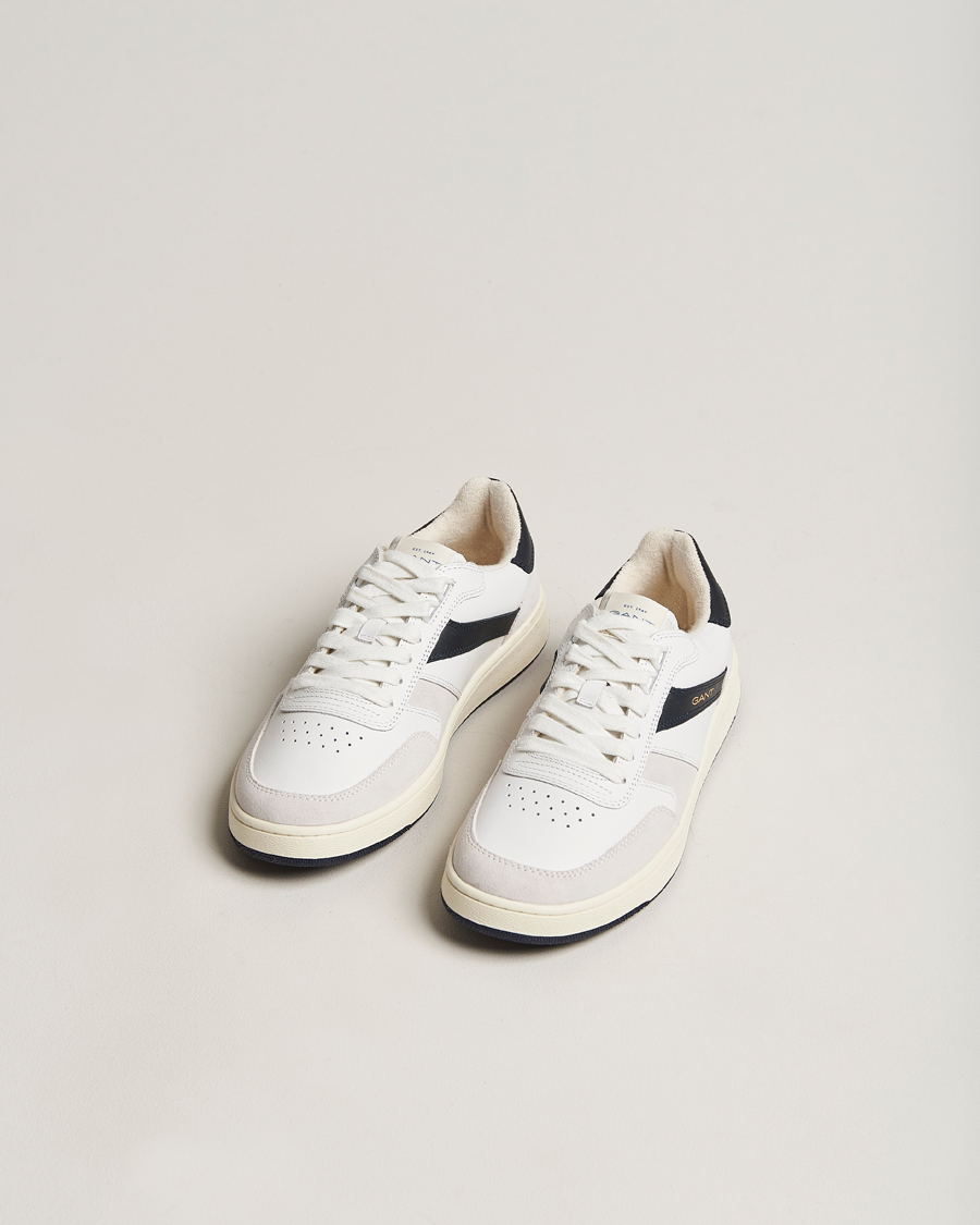 Herre | GANT Goodpal Sneaker White/Marine/Sand Suede | GANT | Goodpal Sneaker White/Marine/Sand Suede
