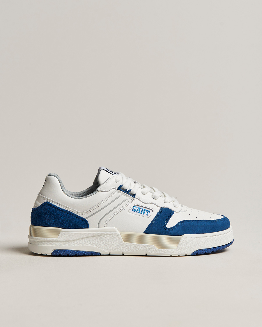 GANT Brookpal White/Blue - CareOfCarl.dk