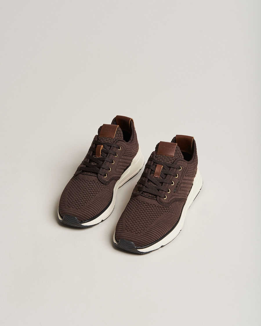 Herre | GANT Beeker Mesh Sneaker Dark Brown | GANT | Beeker Mesh Sneaker Dark Brown