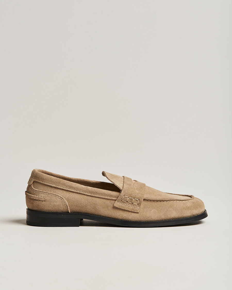 sammensmeltning vigtigste Svinde bort GANT Louon Suede Loafer Light Beige - CareOfCarl.dk