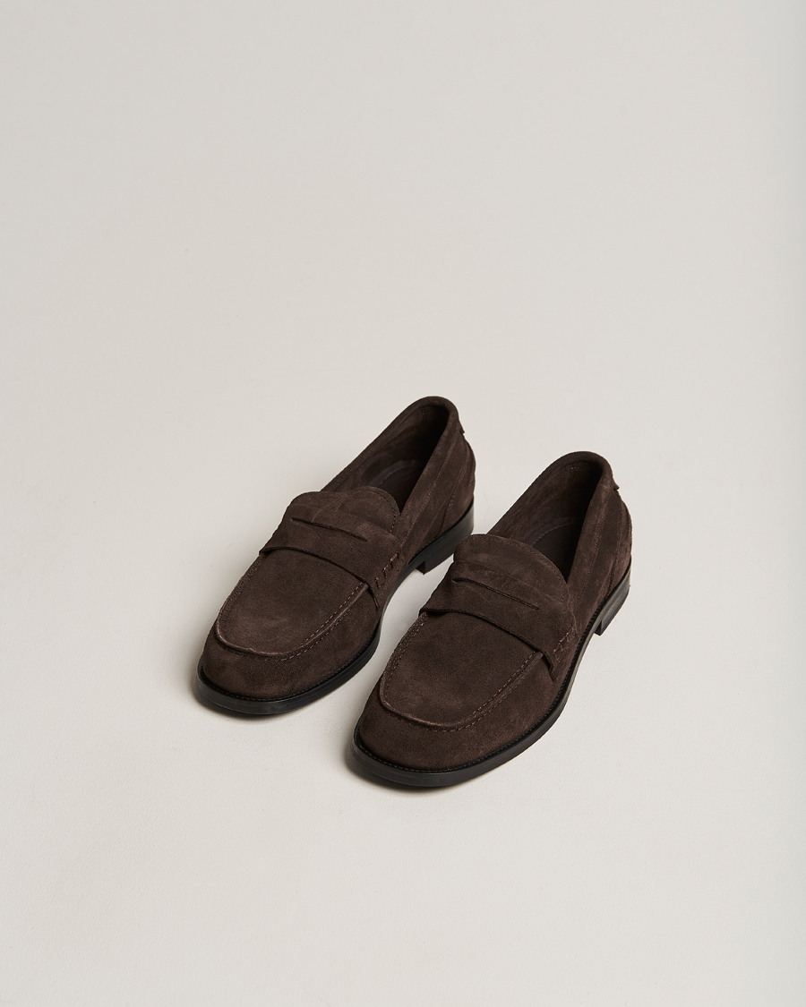 Herre | | GANT | Louon Suede Loafer Espresso