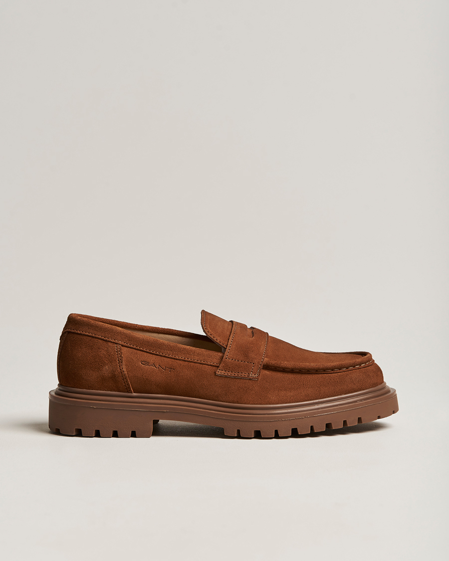 GANT Suede Loafer Cognac - CareOfCarl.dk