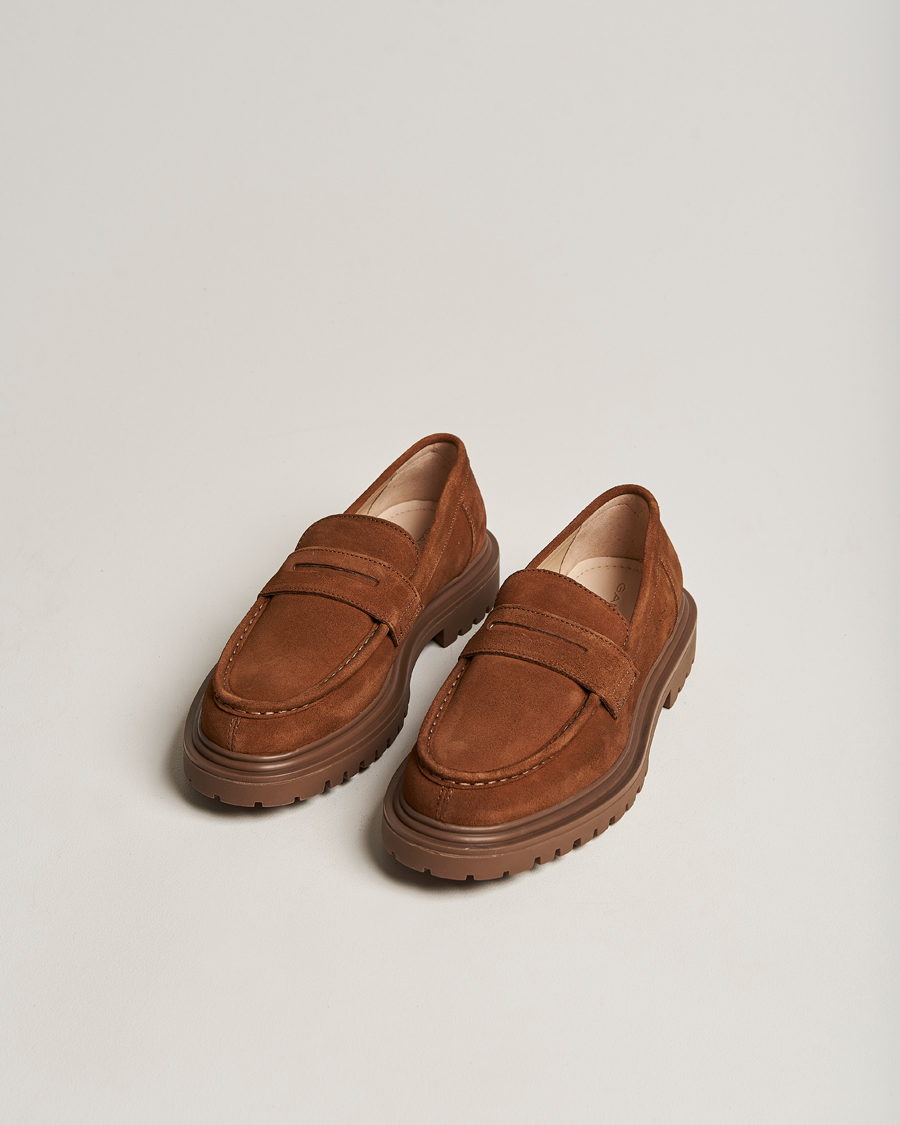 Herre | GANT Jackmote Suede Loafer Cognac | GANT | Jackmote Suede Loafer Cognac