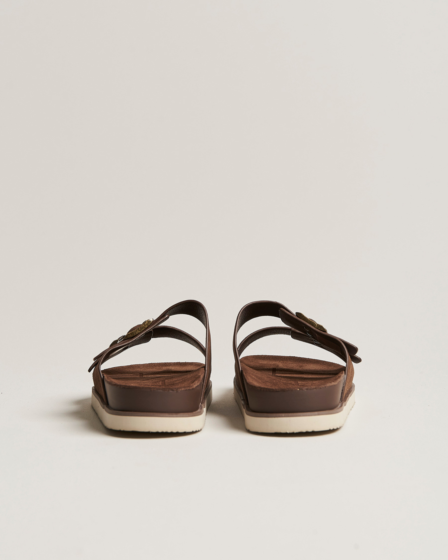 GANT Suede Sandal Tobacco Brown - CareOfCarl.dk