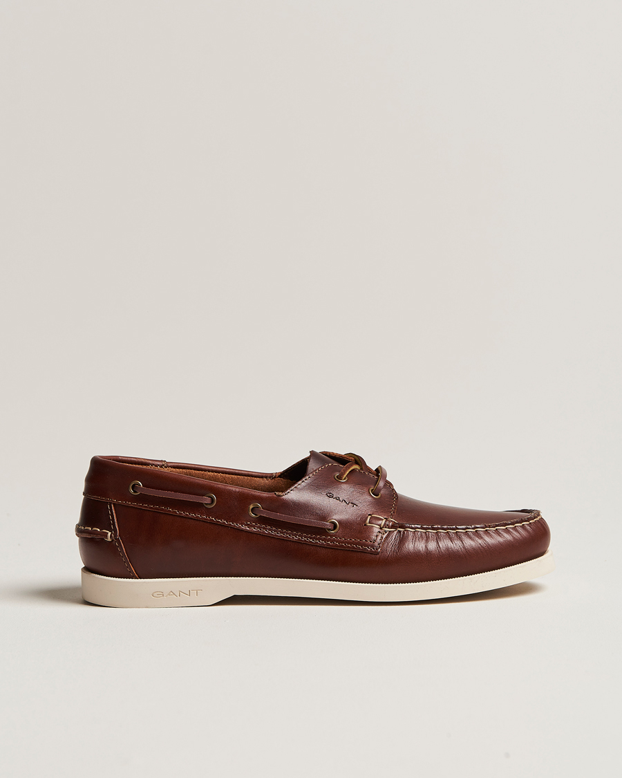 Herre | Udsalg | GANT | Prince Leather Boat Shoe Cognac