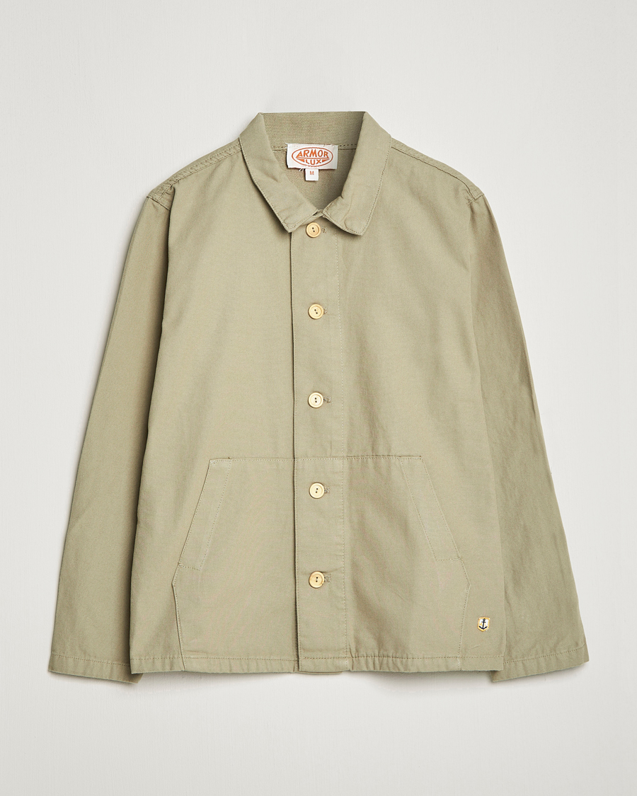 Herre | Skjorter | Armor-lux | Veste Pecheur Heritage Overshirt Argile
