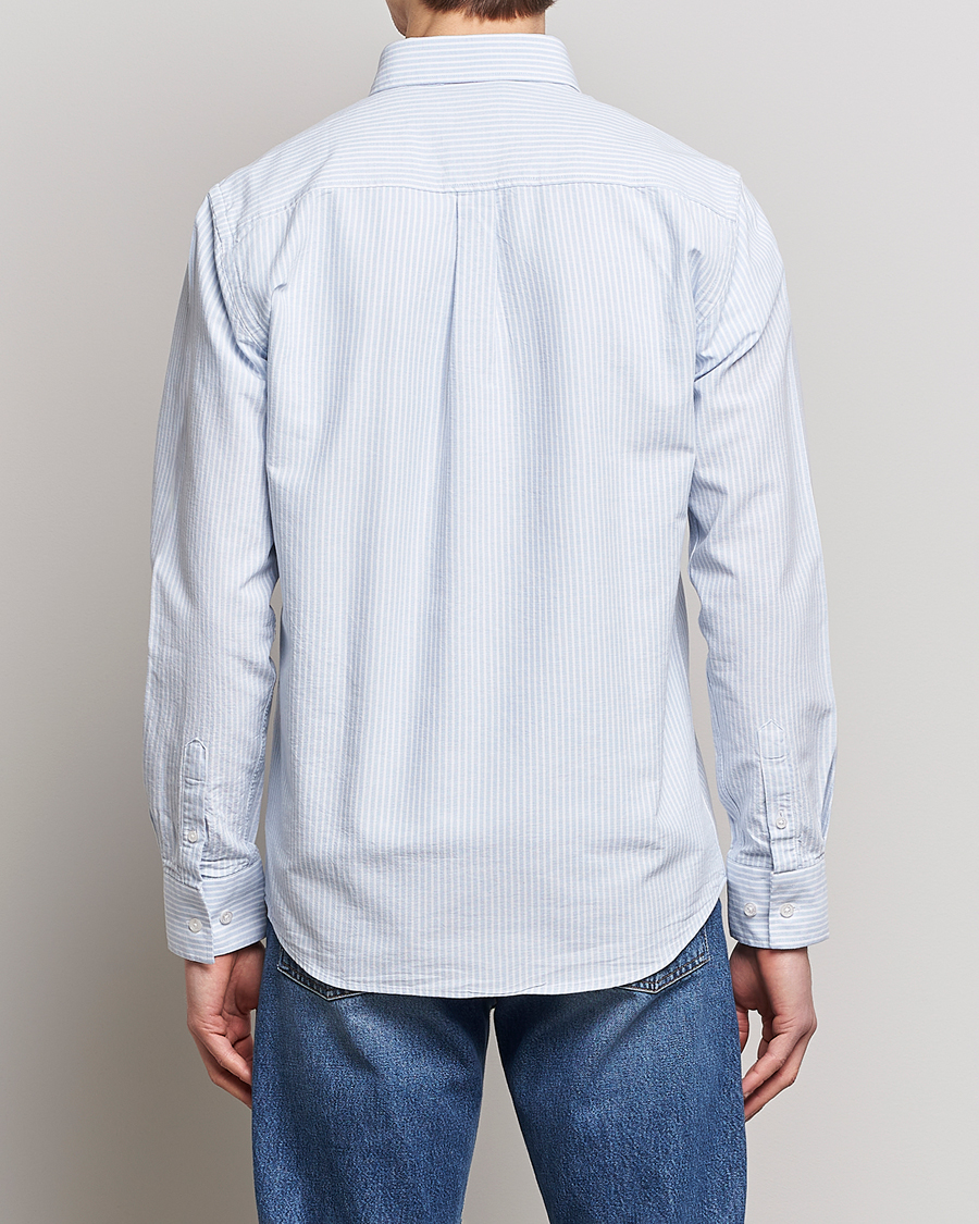 Herre | Skjorter | Armor-lux | Chemise Oxford Shirt Blue/Milk