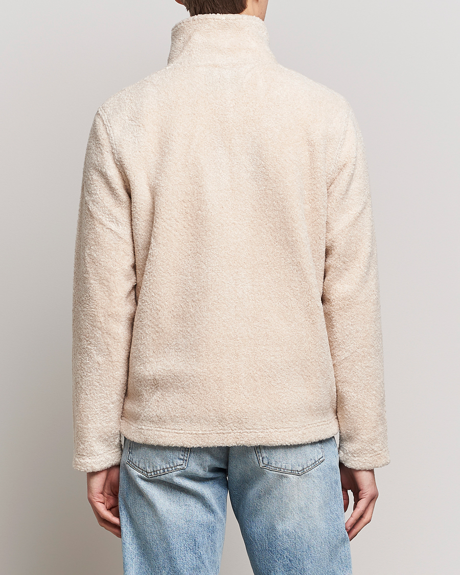 Herre | Trøjer | NN07 | Nil Pile Full Zip Jacket Ecru