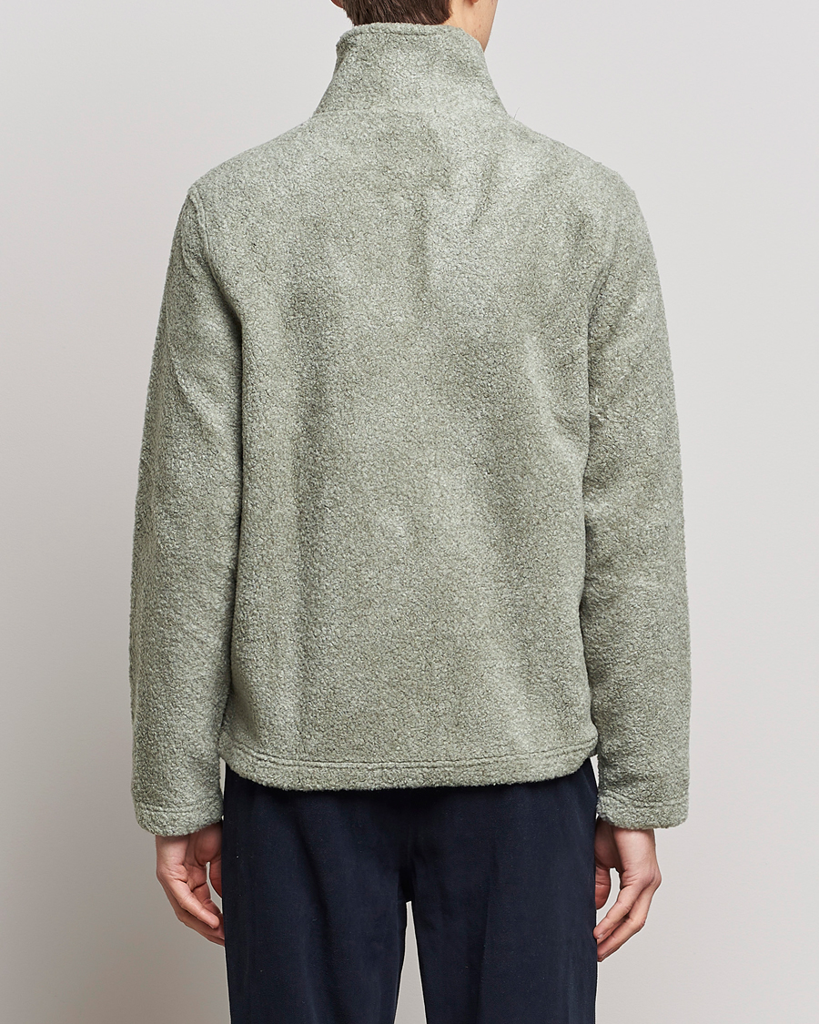 Herre | Trøjer | NN07 | Nil Pile Full Zip Jacket Forest Mint