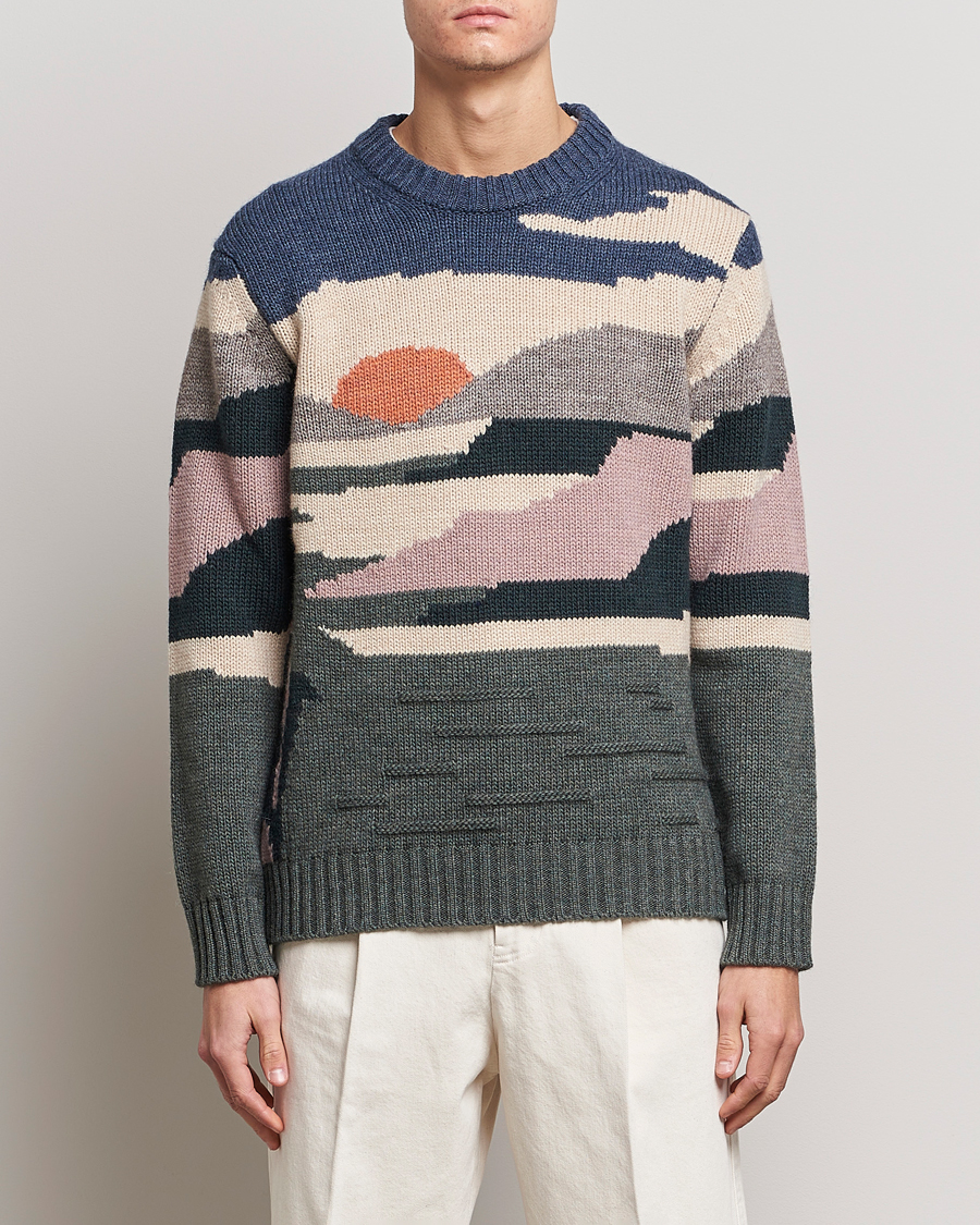 Herre | Trøjer | NN07 | Jason Sunset Knitted Sweater Multi