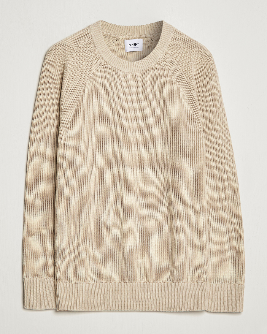Herre | Trøjer | NN07 | Jacobo Cotton Knitted Sweater Off White