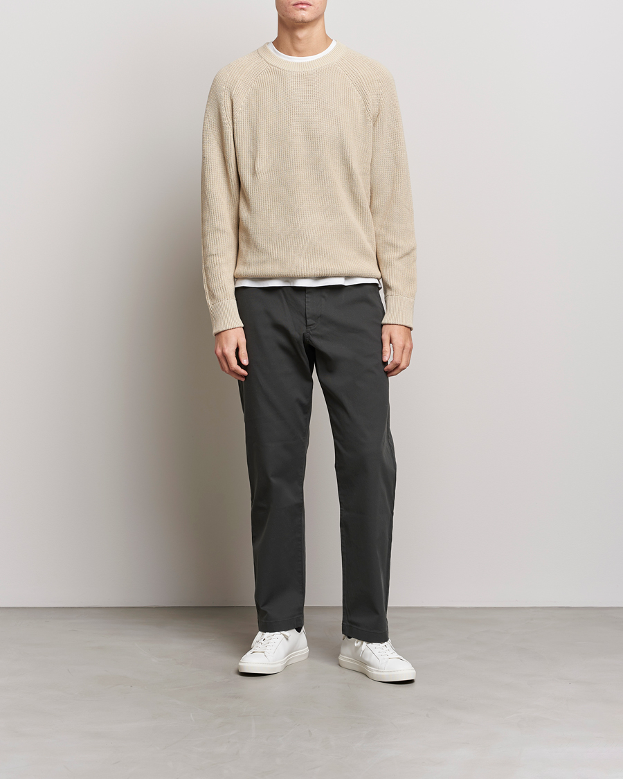 Herre | Trøjer | NN07 | Jacobo Cotton Knitted Sweater Off White