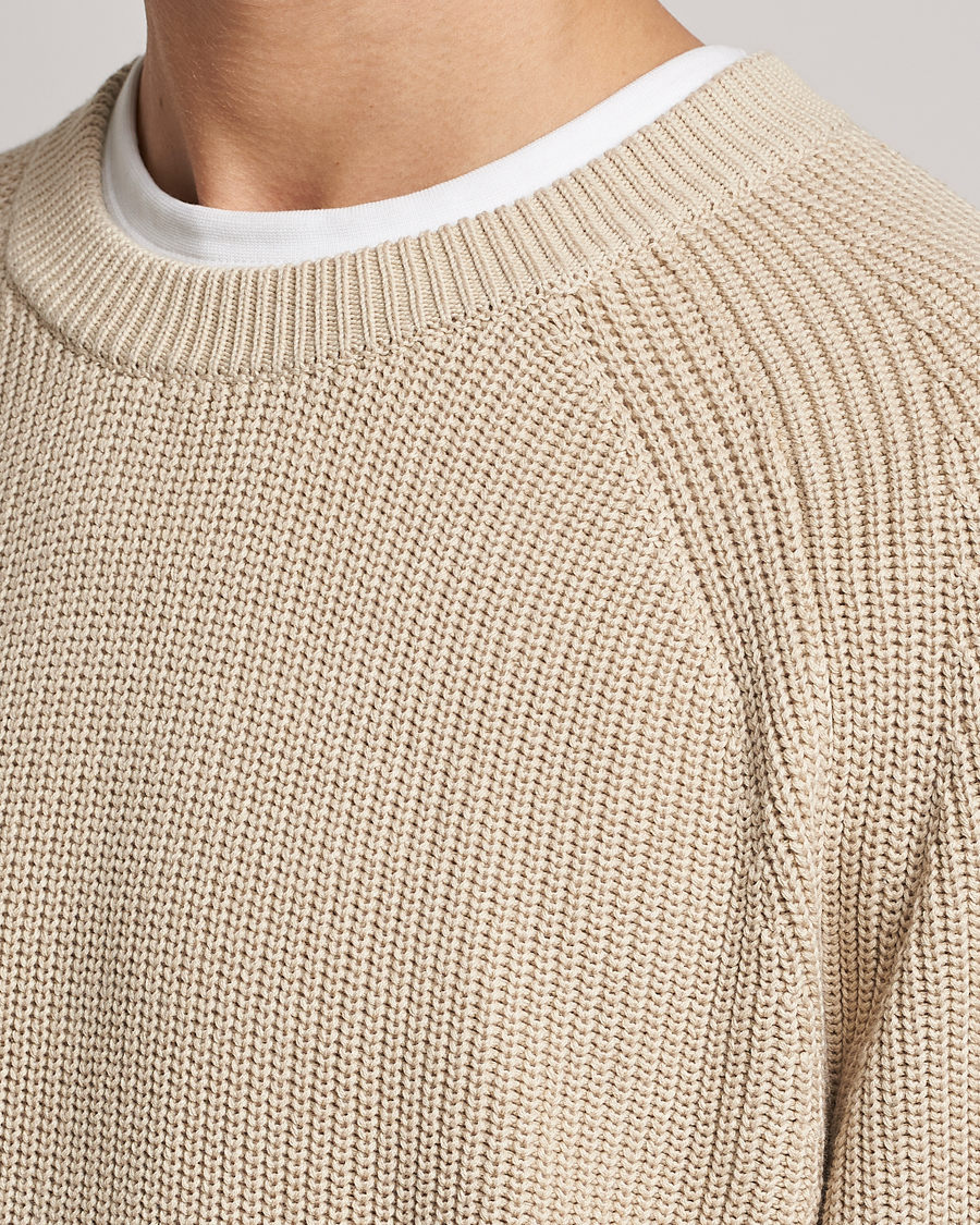 Herre | Trøjer | NN07 | Jacobo Cotton Knitted Sweater Off White