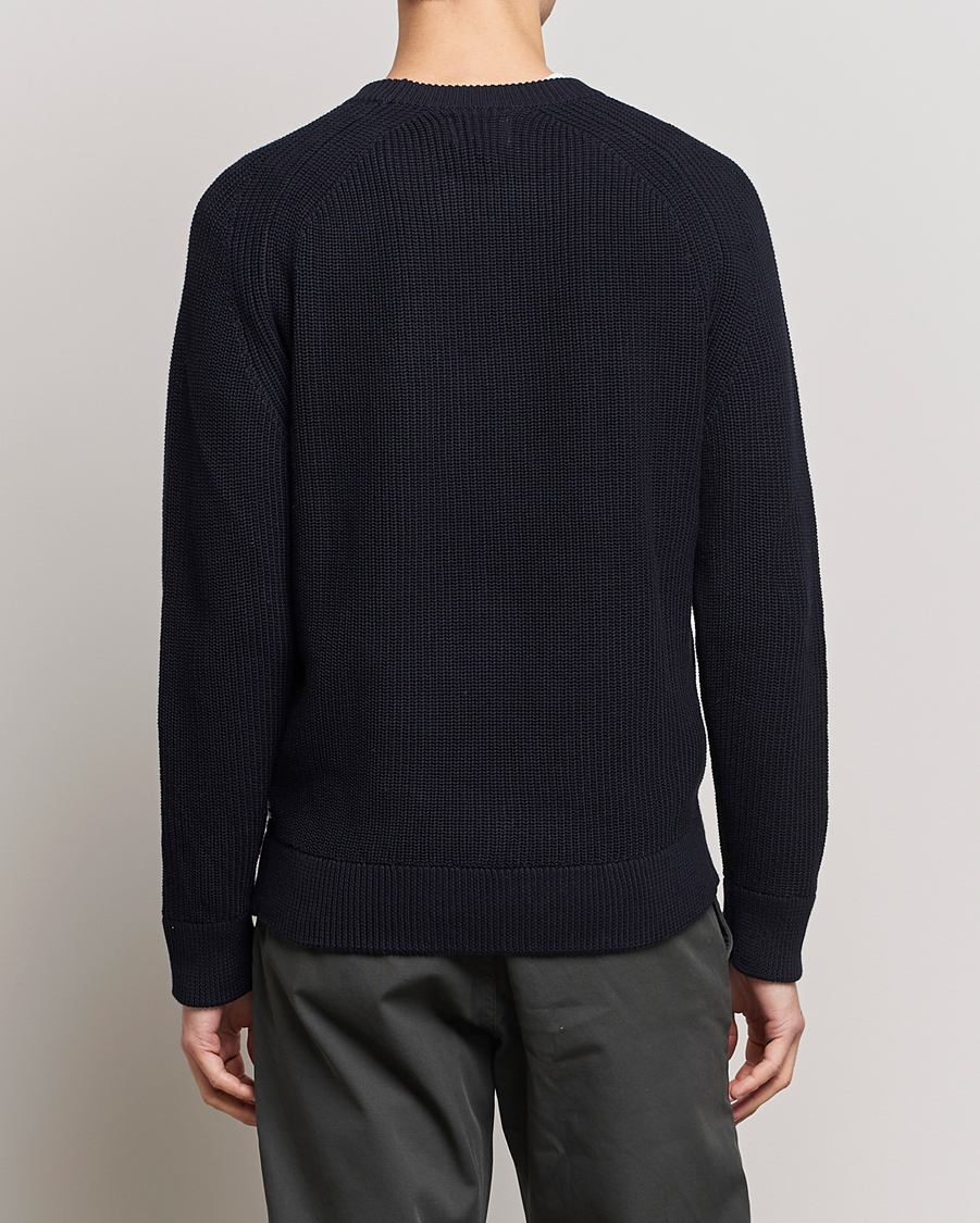 Herre | Trøjer | NN07 | Jacobo Organic Cotton Knitted Sweater Navy