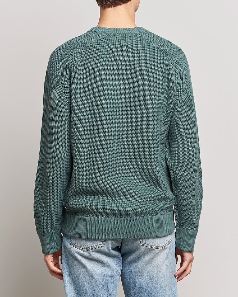 Herre | Trøjer | NN07 | Jacobo Cotton Knitted Sweater Forest Mint