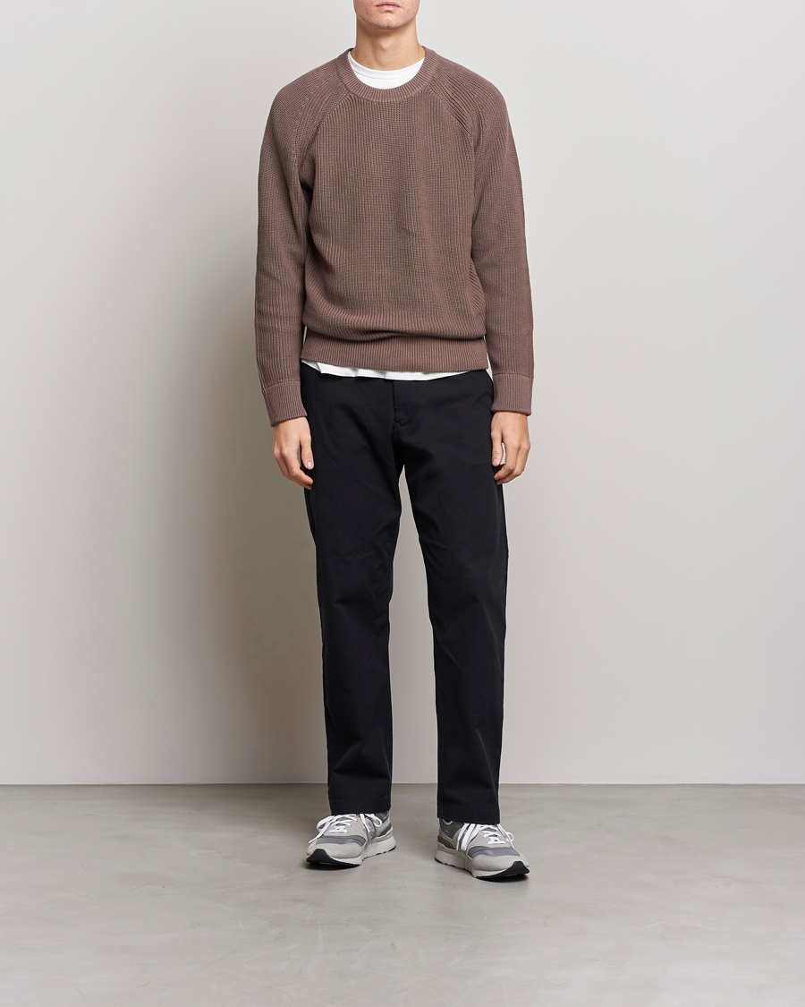 Herre | Trøjer | NN07 | Jacobo Cotton Knitted Sweater Iron