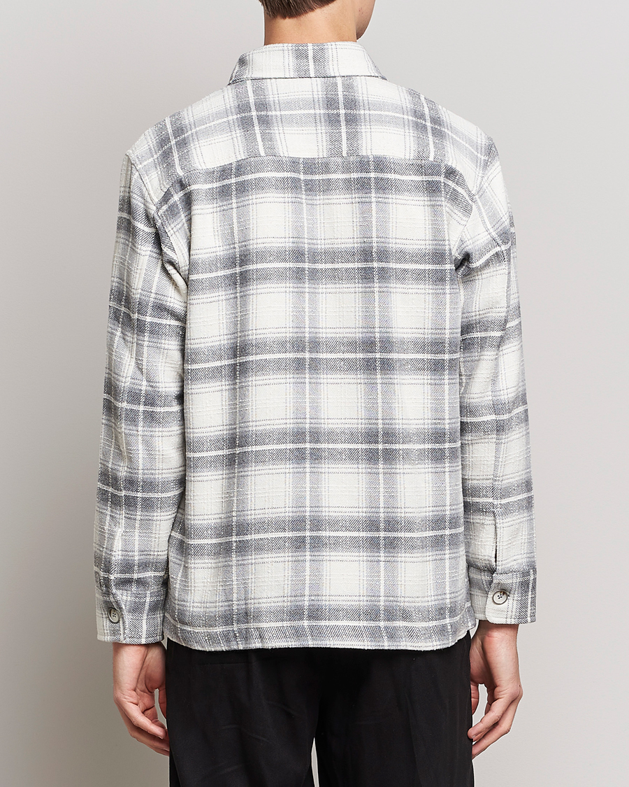 Herre | Skjorter | NN07 | Soren Cotton Checked Overhisrt Grey/White