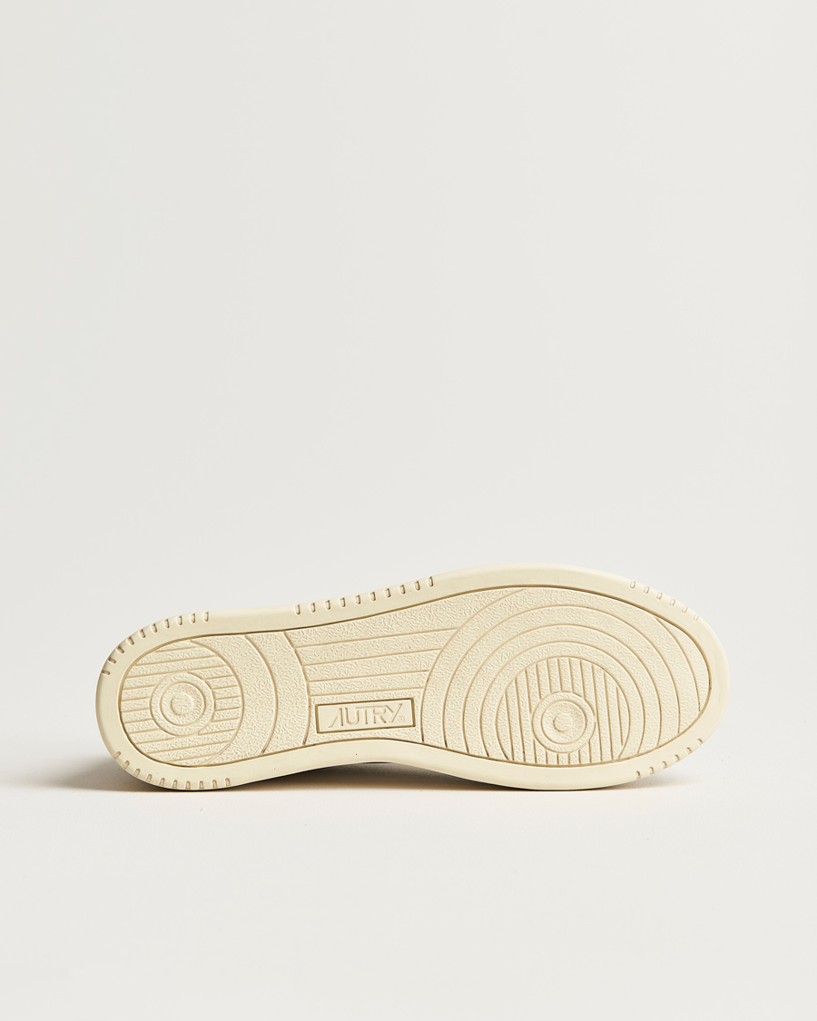 Herre | Autry Medalist Low Leather/Suede Sneaker White/Green | Autry | Medalist Low Leather/Suede Sneaker White/Green