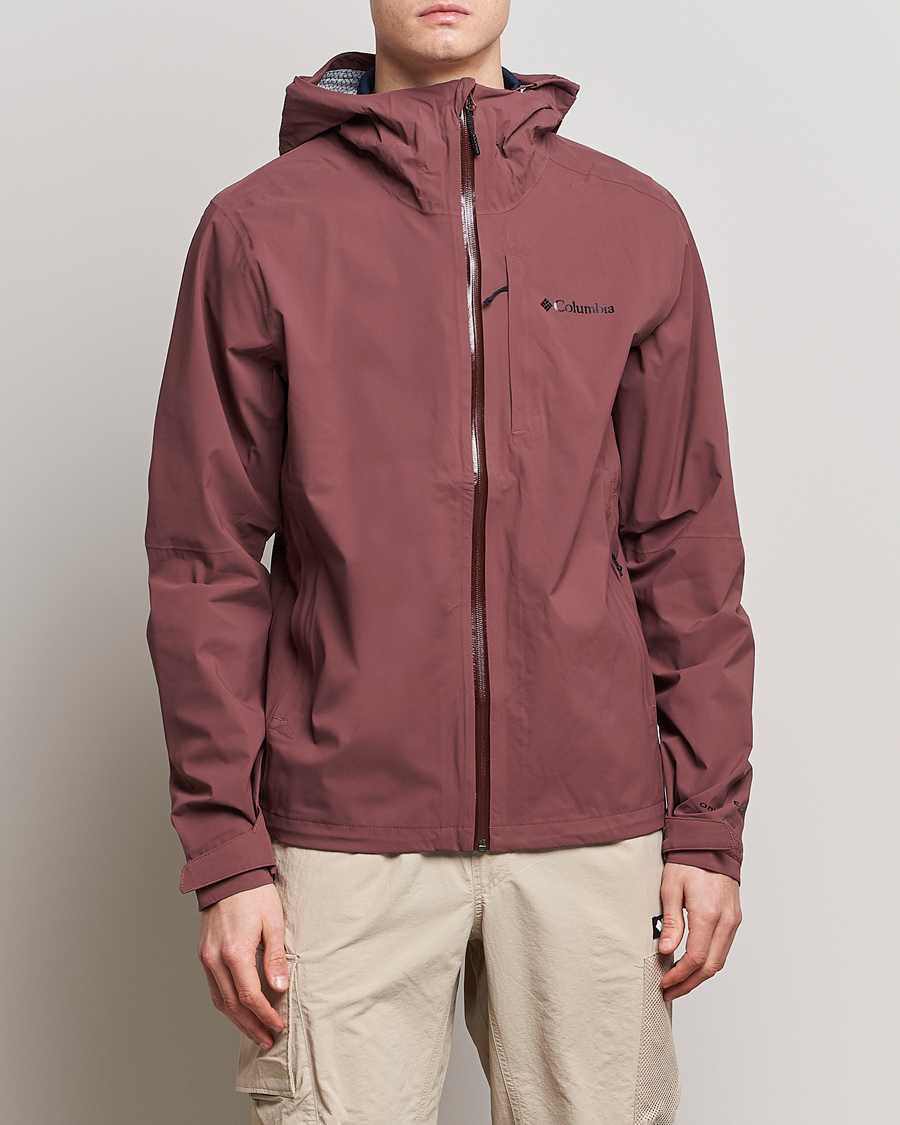 Ballade Skære udstilling Columbia Omni Tech Ampli Dry Shell Jacket Light Raisin - CareOfCarl.dk