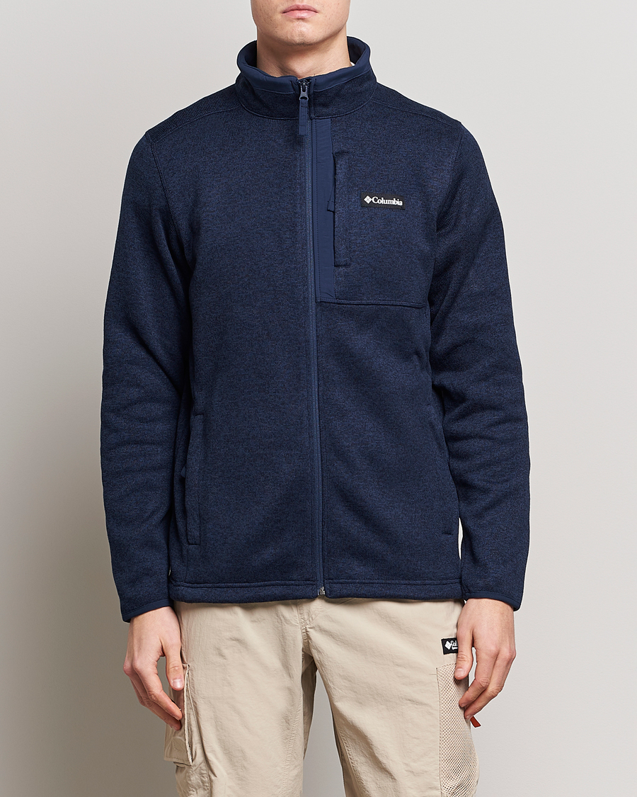 Herre | Trøjer | Columbia | Sweater Weather Full Zip Fleece Collegiate Navy
