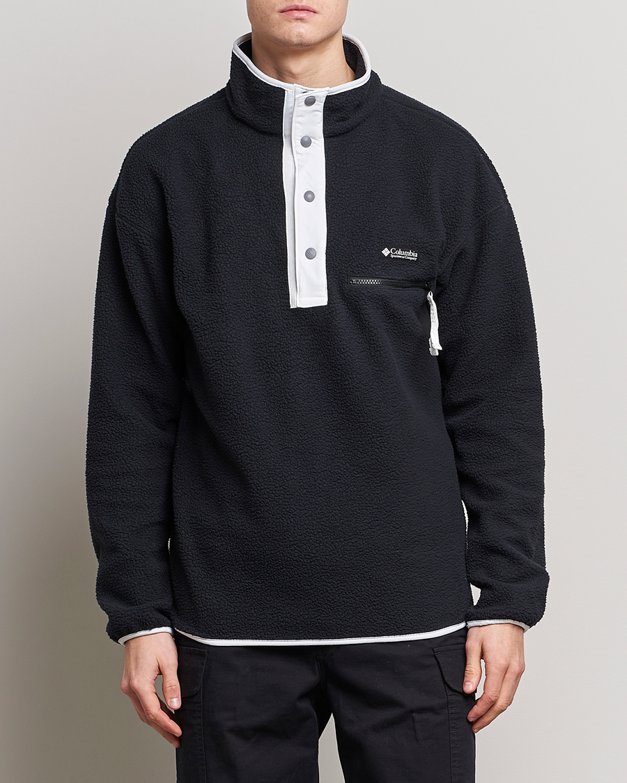 Herre | American Heritage | Columbia | Helvetia Half Snap Fleece Black