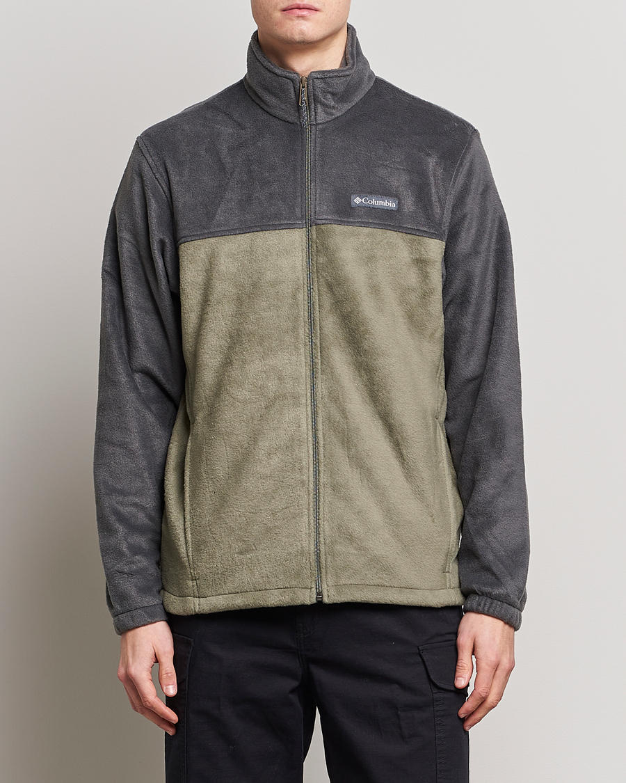 Herre | Fleecetrøjer | Columbia | Steens Mountain Full Zip 2.0 Fleece Shark/Stone Green