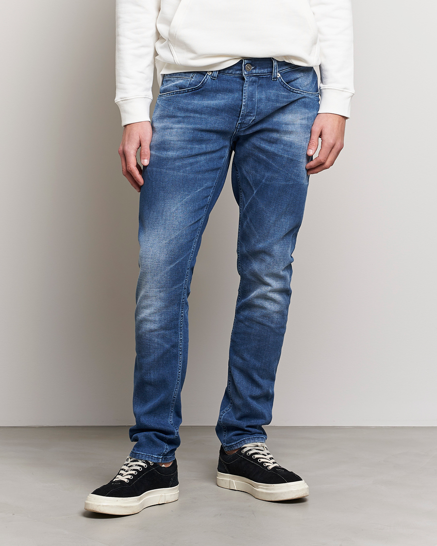 Herre | Jeans | Dondup | George Jeans Mid Blue