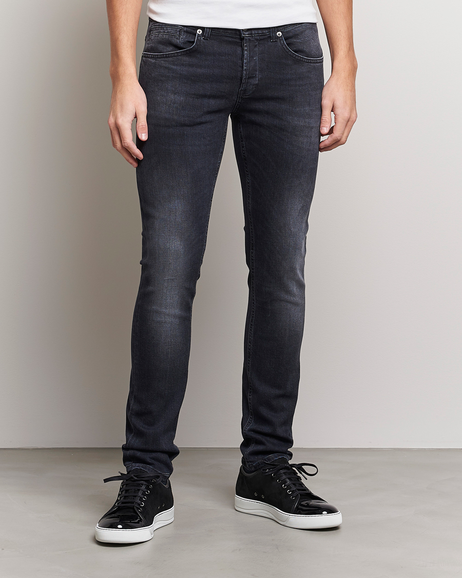 Herre | Sorte jeans | Dondup | George Jeans Worn Black