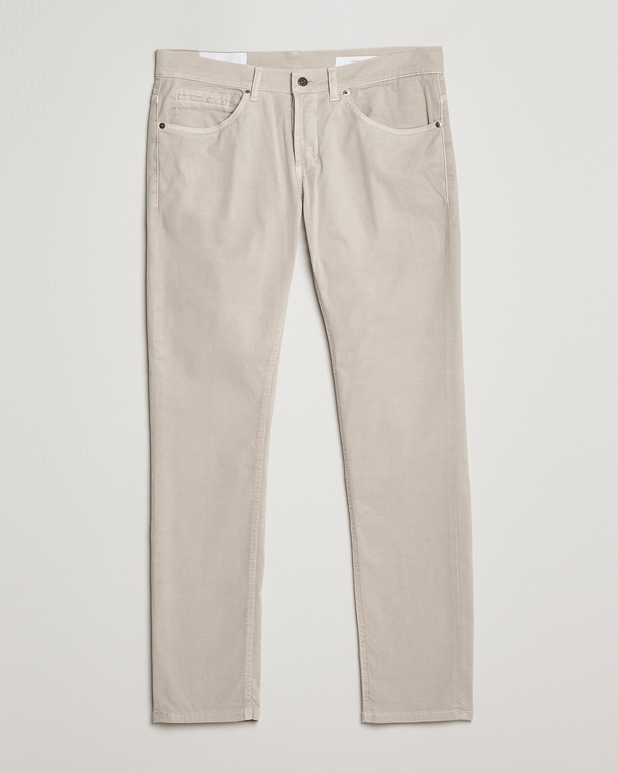 Herre | Bukser | Dondup | George Gabardine 5-Pocket Sand