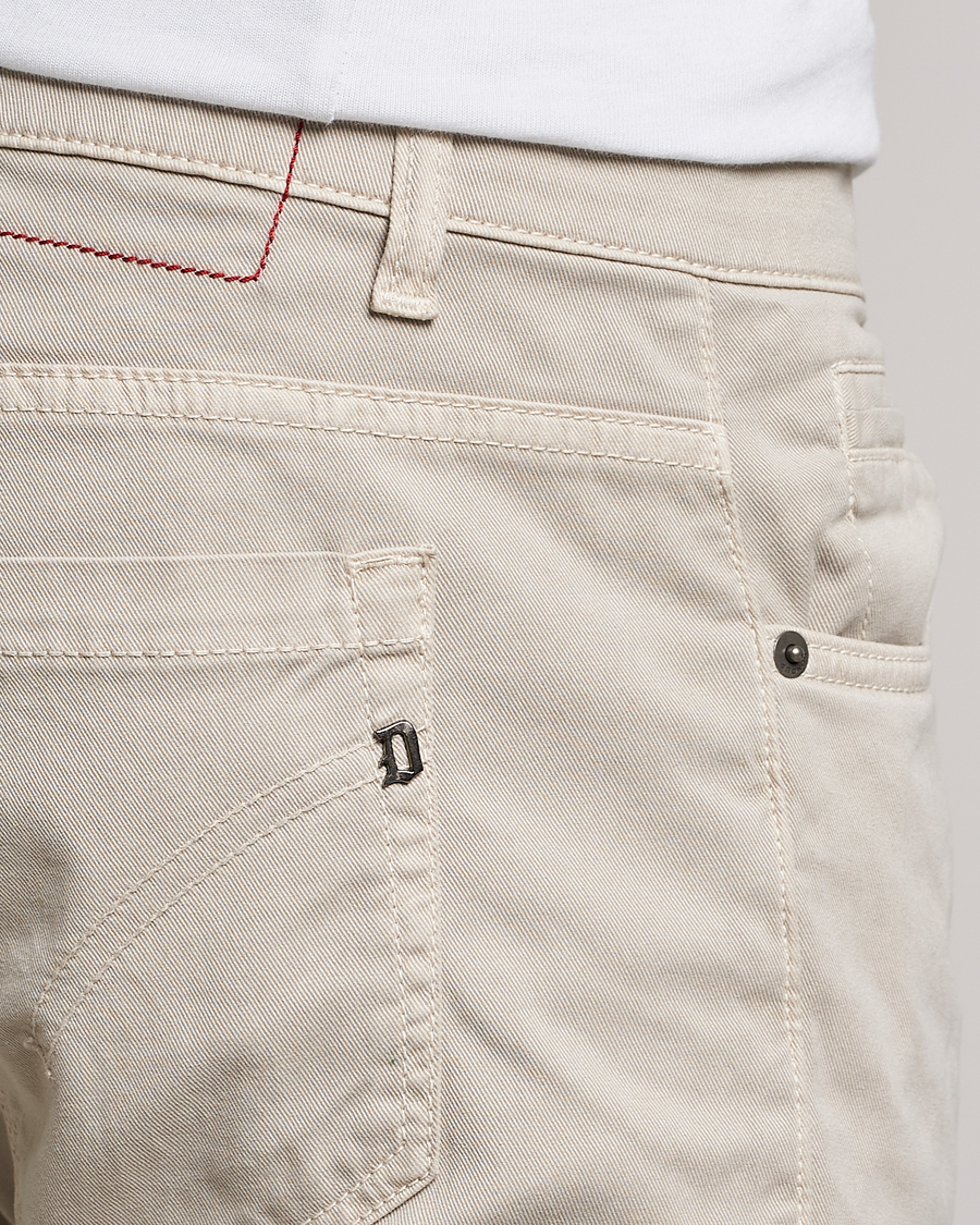 Herre | Bukser | Dondup | George Gabardine 5-Pocket Sand