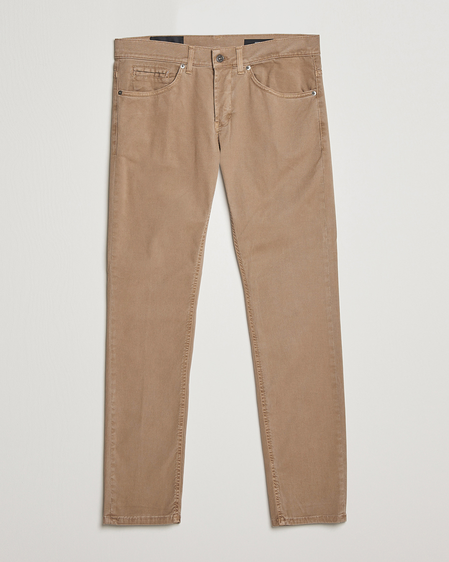 Herre | Bukser | Dondup | George Gabardine 5-Pocket Khaki