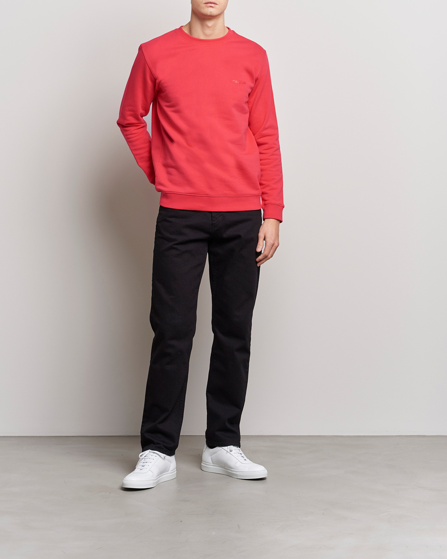 Herre | Trøjer | Dondup | Logo Sweatshirt Coral
