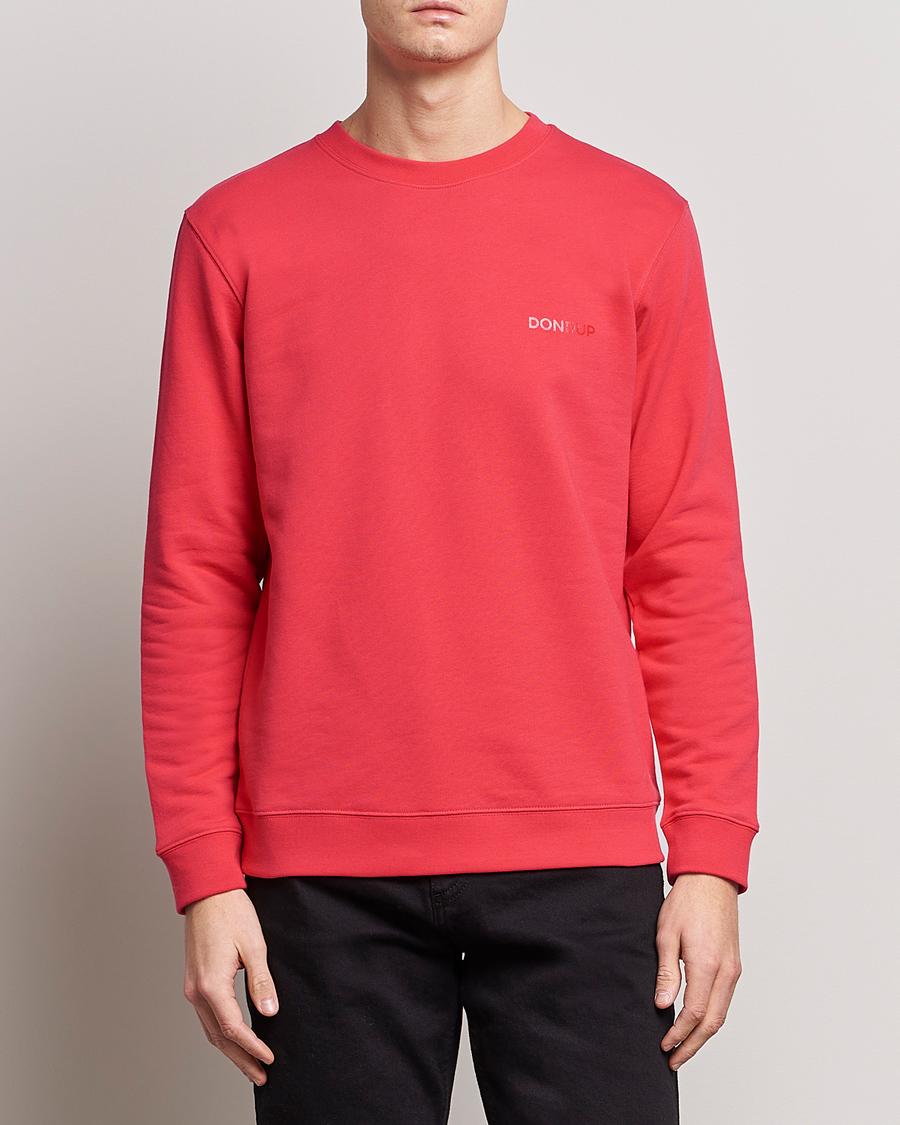 Herre | Trøjer | Dondup | Logo Sweatshirt Coral