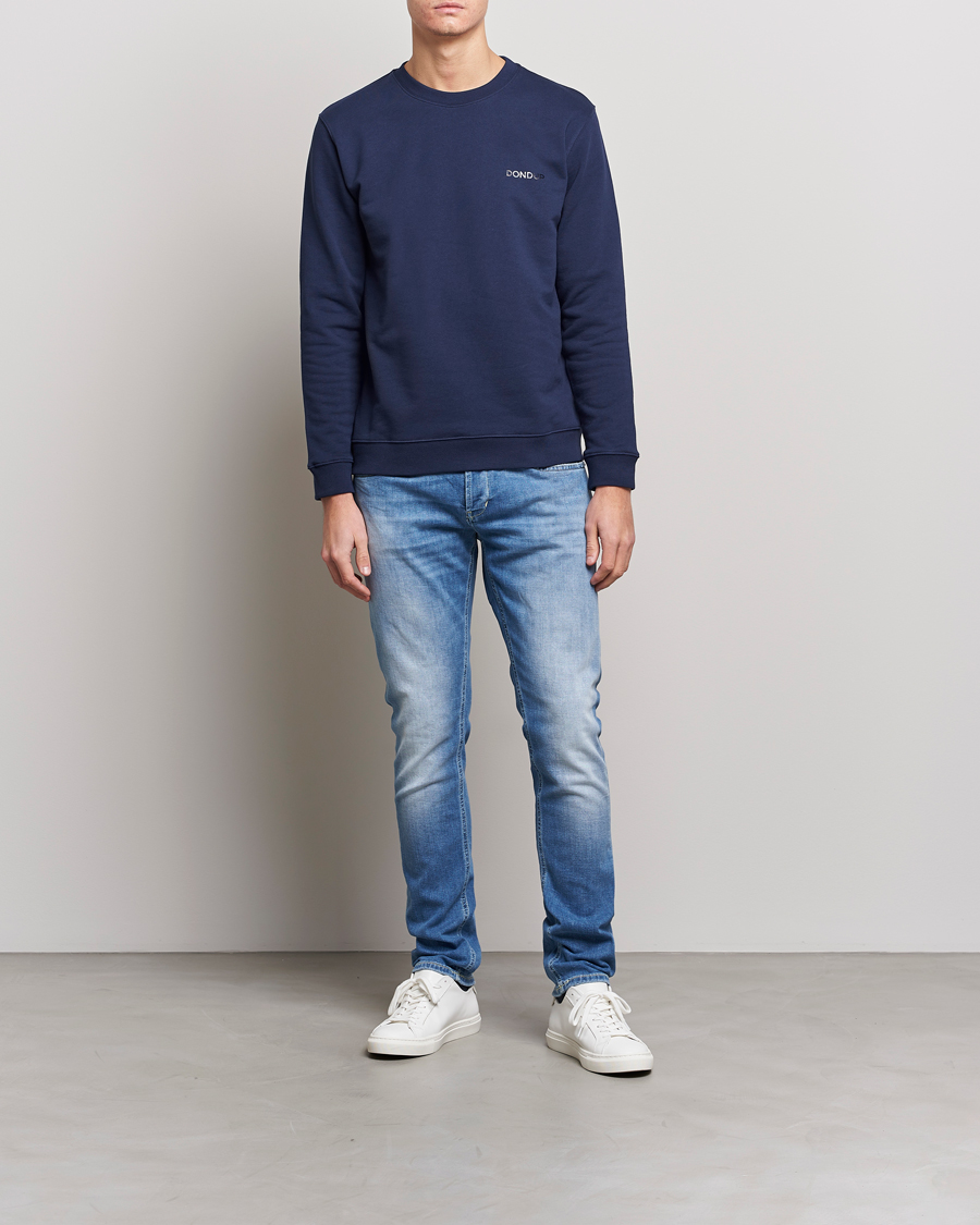 Herre | Trøjer | Dondup | Logo Sweatshirt Navy