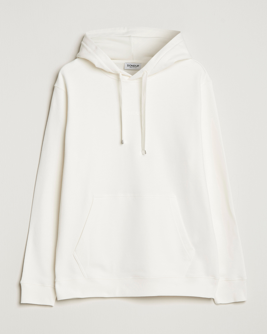 Herre | Trøjer | Dondup | Logo Hoodie White