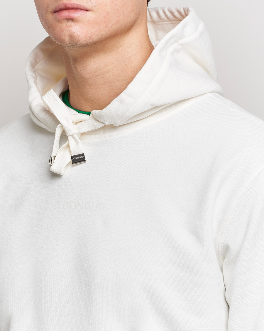 Herre | Trøjer | Dondup | Logo Hoodie White