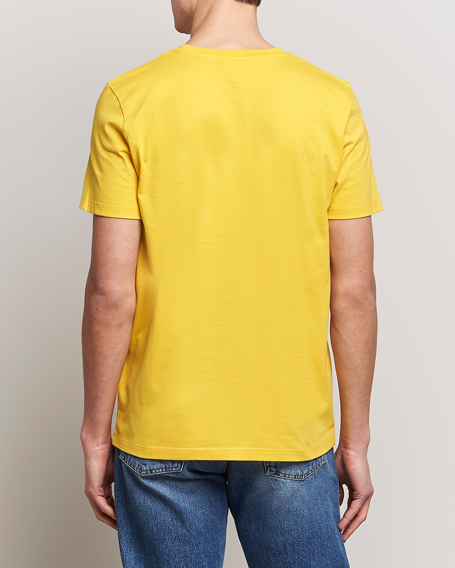 Herre | T-Shirts | Dondup | Crew Neck Tee Yellow
