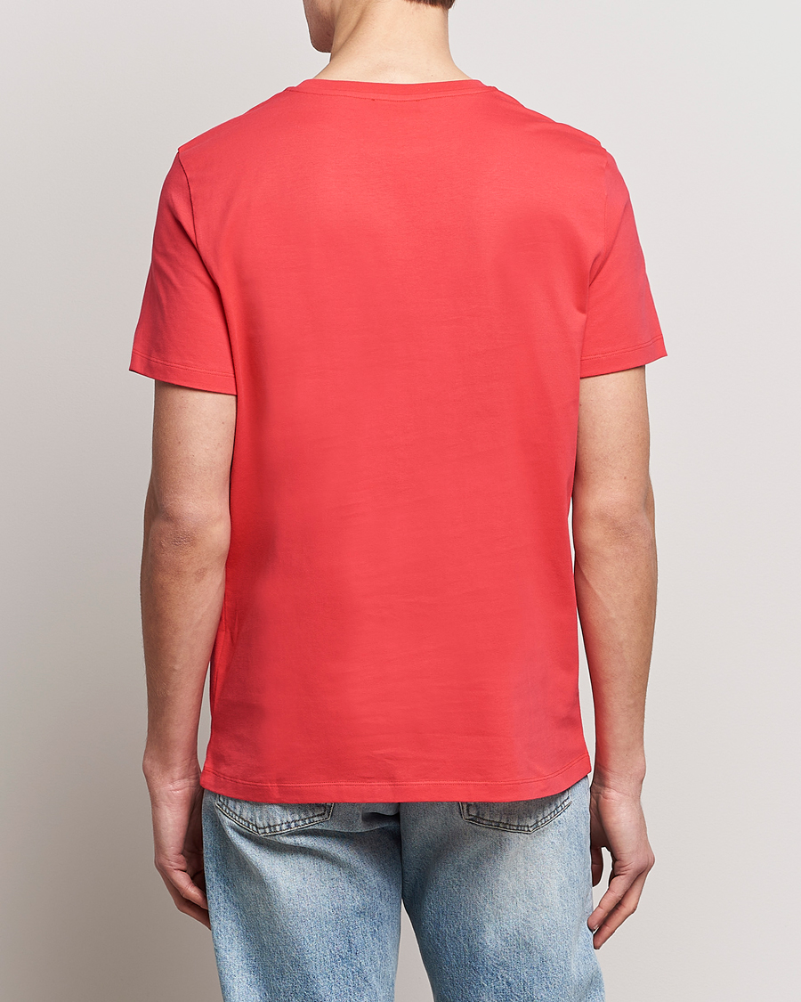Herre | T-Shirts | Dondup | Crew Neck Tee Coral