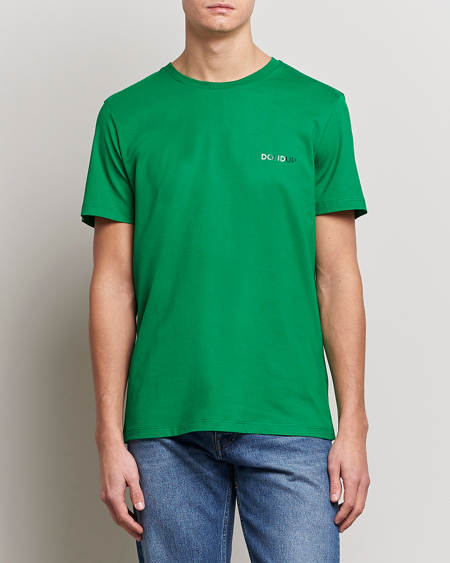 Herre | T-Shirts | Dondup | Crew Neck Tee Green