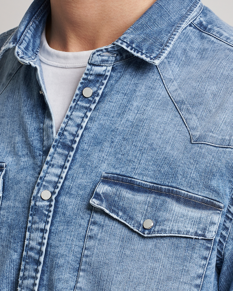 Herre | Skjorter | Dondup | Denim Shirt Light Blue