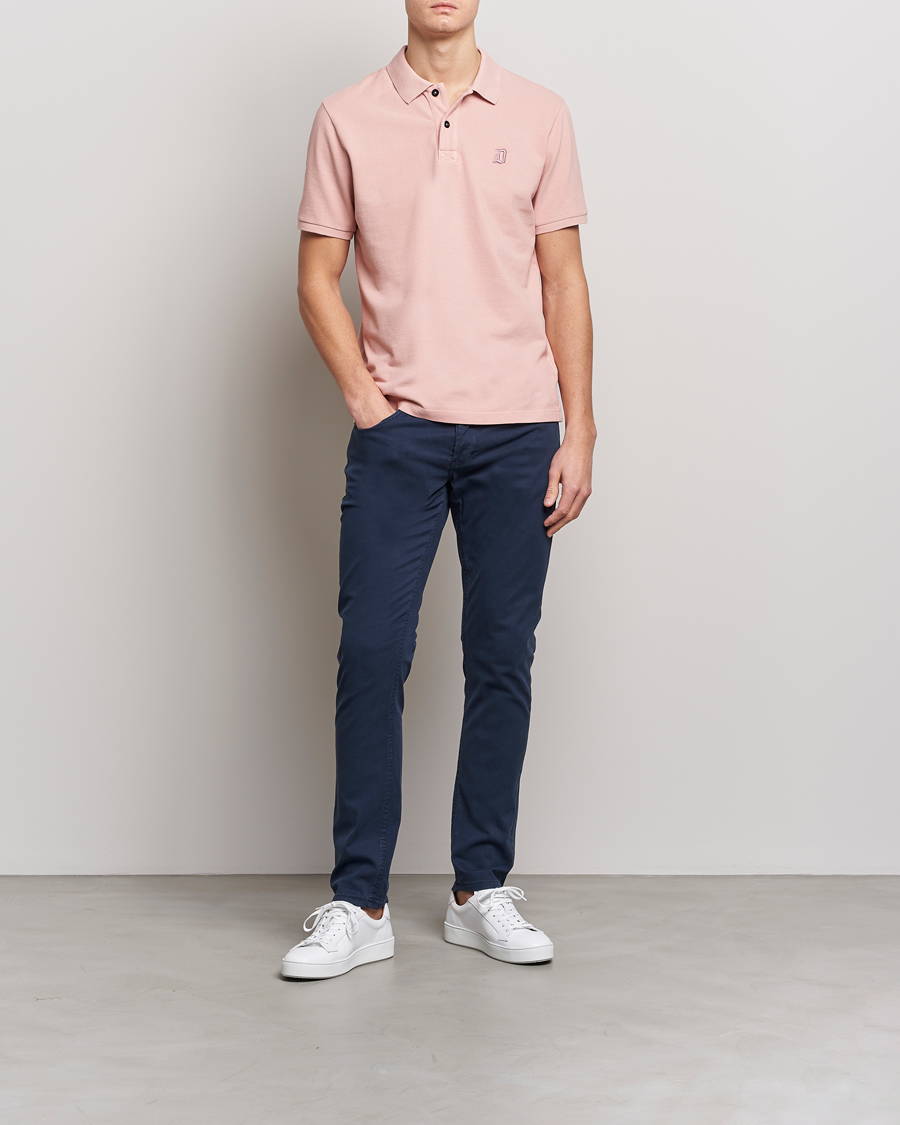 Herre | Polotrøjer | Dondup | Cotton Pique Pink