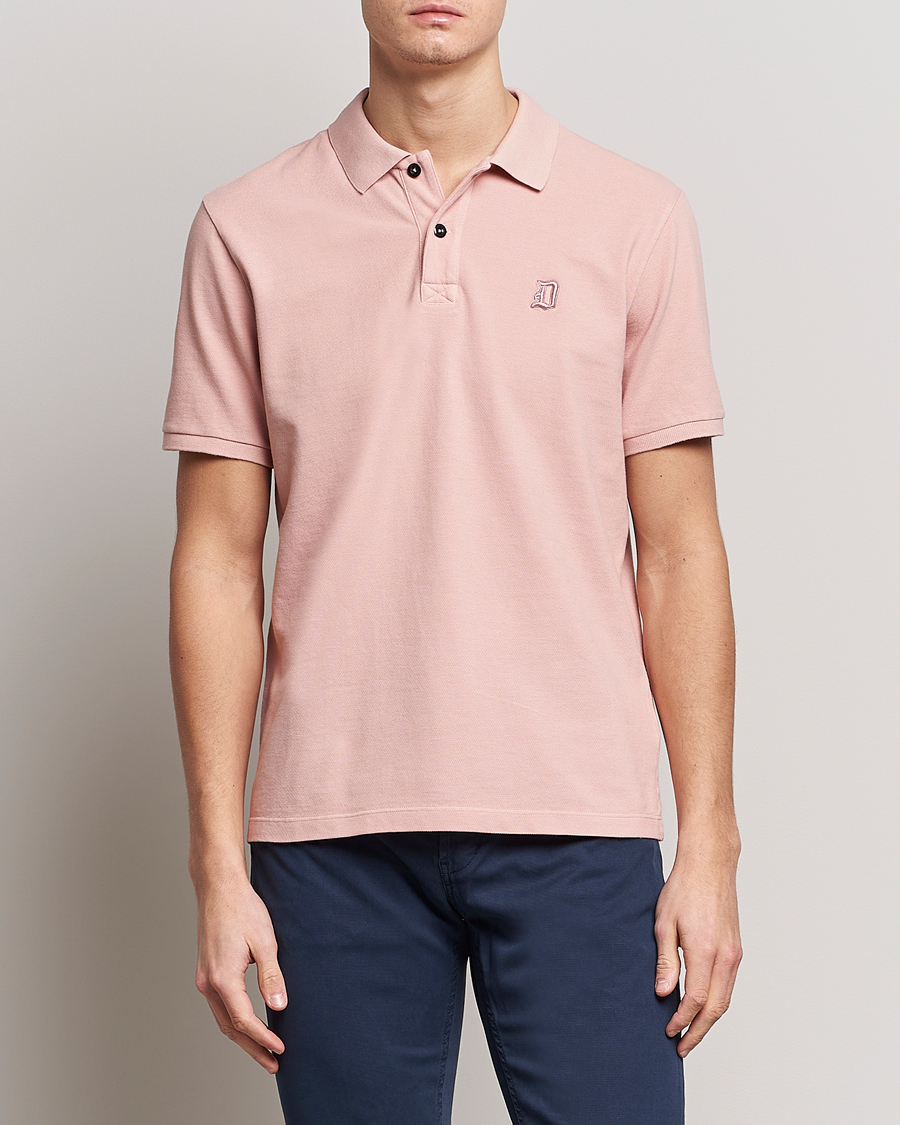 Herre | Polotrøjer | Dondup | Cotton Pique Pink