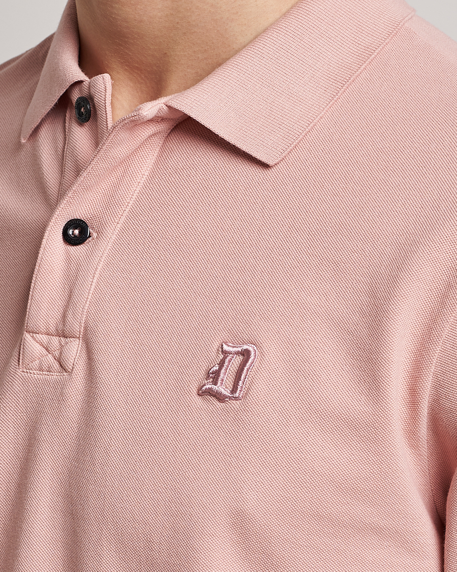Herre | Polotrøjer | Dondup | Cotton Pique Pink
