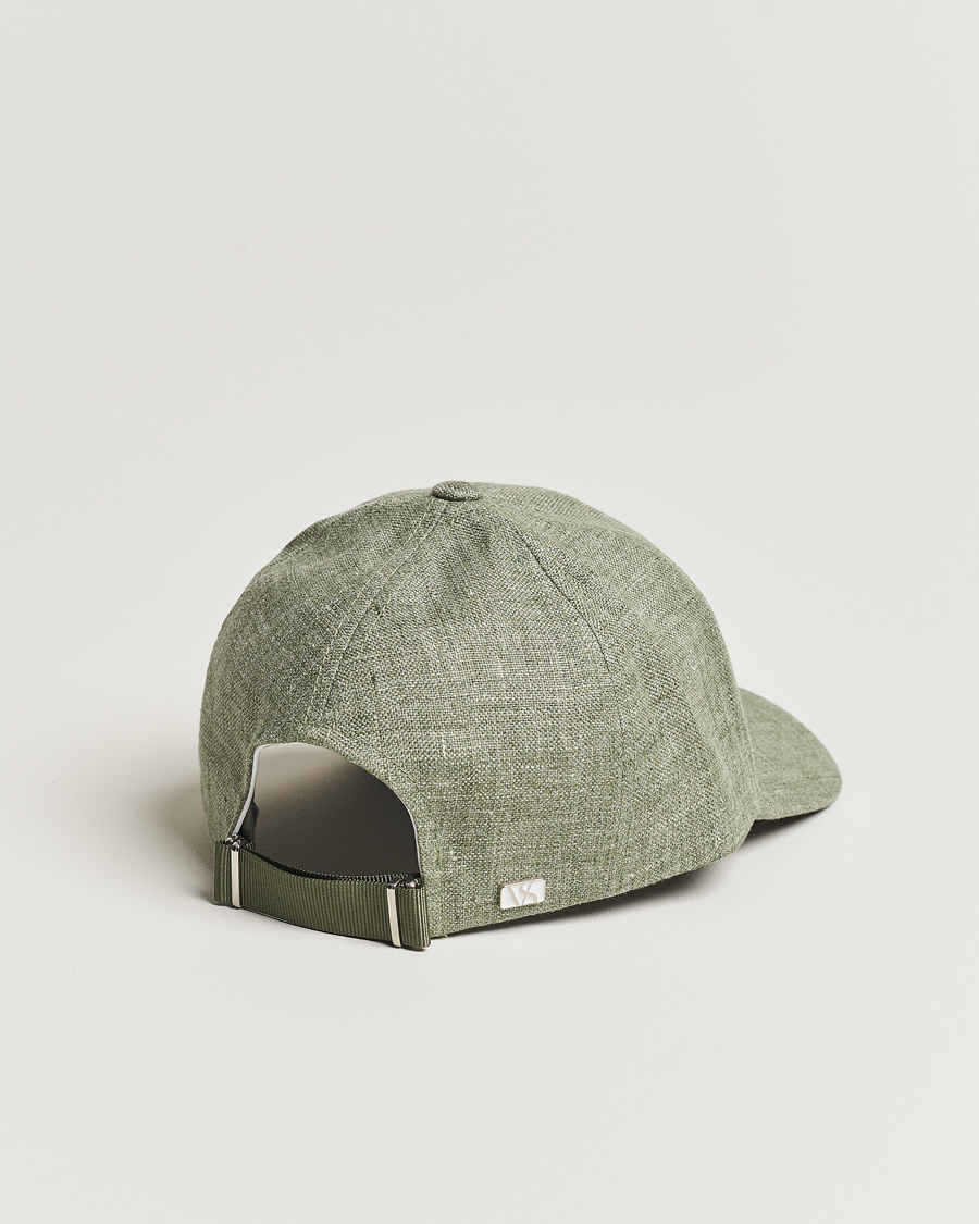 Herre | Varsity Headwear Linen Baseball Cap Pistachio Green | Varsity Headwear | Linen Baseball Cap Pistachio Green