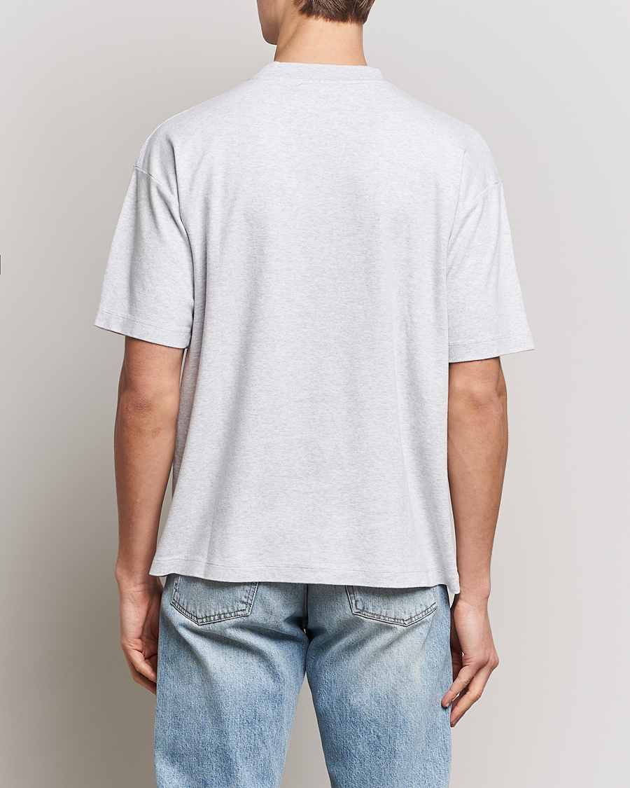 Herre | T-Shirts | Drôle de Monsieur | Signature T-Shirt Light Grey